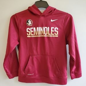 Child FSU Seminoles Thermafit Hooded Sweatshirt